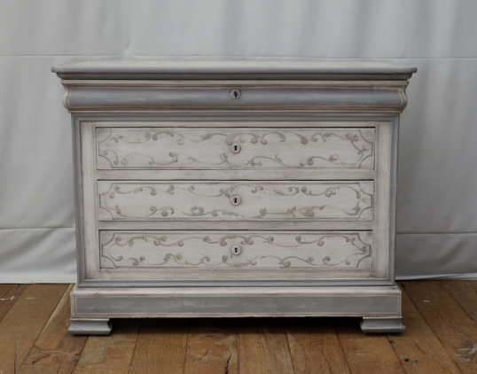 Louis Philippe French Painted Commode